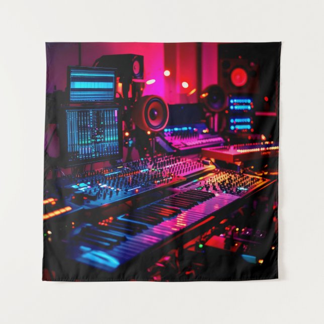 Home Music Studio Tapestry (Front)