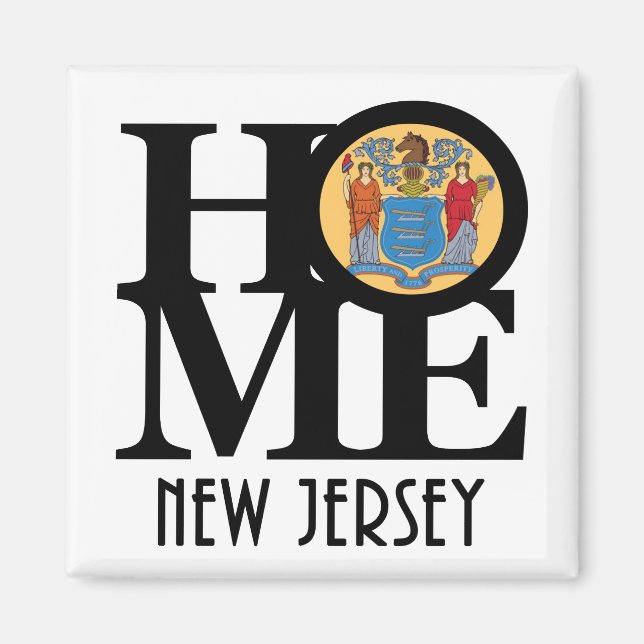 HOME New Jersey Magnet (Front)