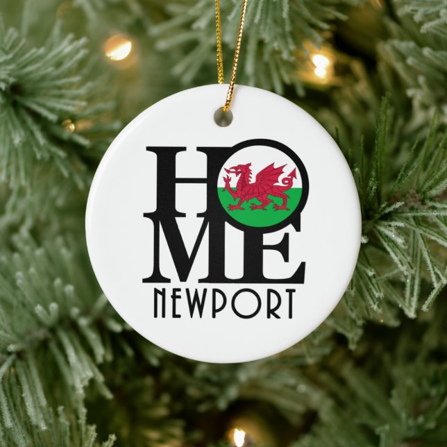 HOME Newport Wales Ceramic Tree Decoration (Tree)