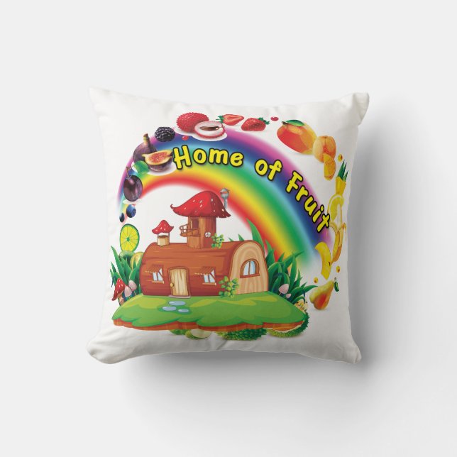 Home of Fruit Pillow (Front)