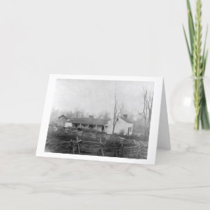 Home of Outlaw Jess James Photograph Card