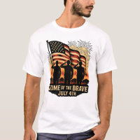 Home of the Brave July 4th Patriotic Military
