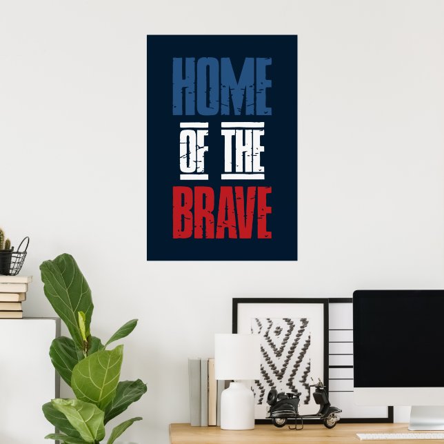 Home of the brave poster (Home Office)
