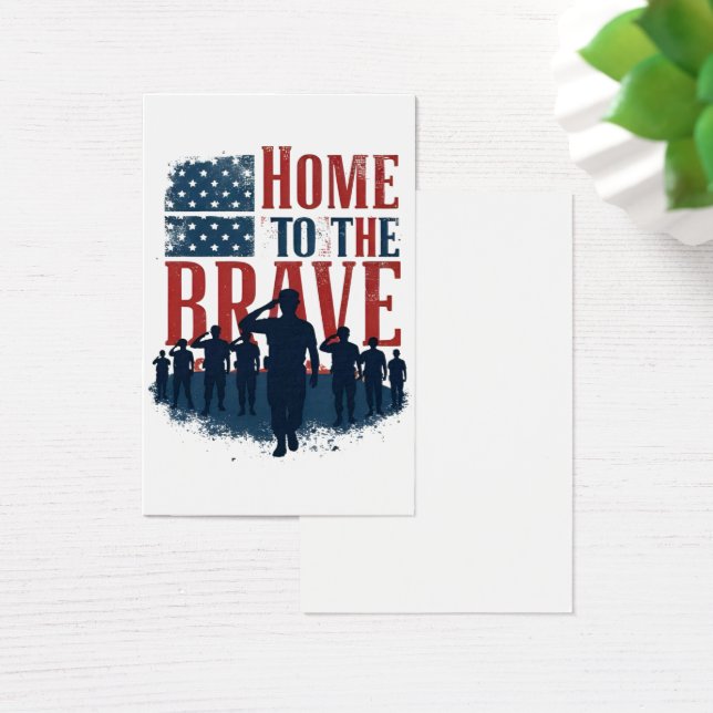 Home of the Brave Salute Tee (Desk)