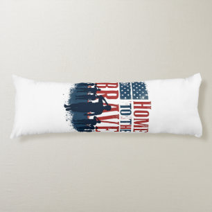 Home of the Brave Salute Tee Body Cushion