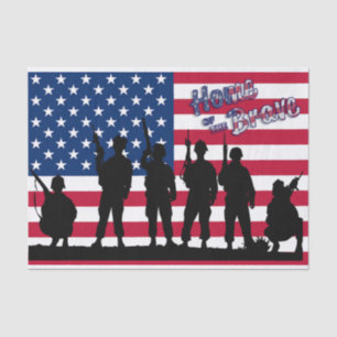 Home of the Brave Tissue Paper