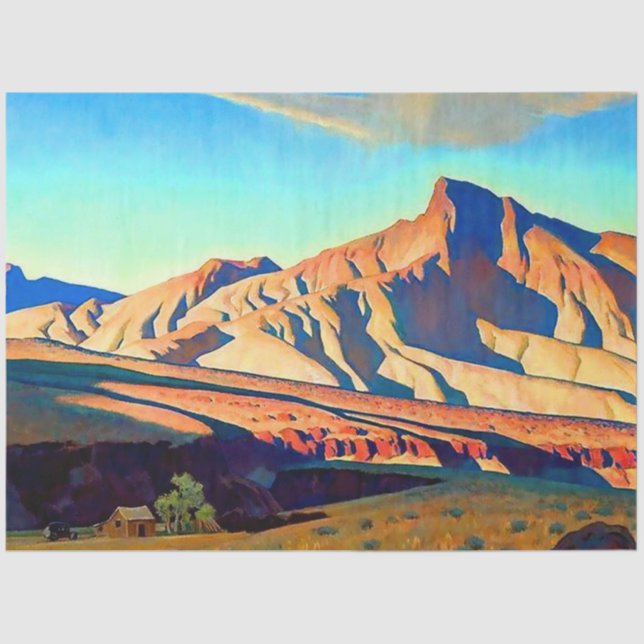 “Home of the Desert Rat” by Maynard Dixon Tissue Paper (Front)