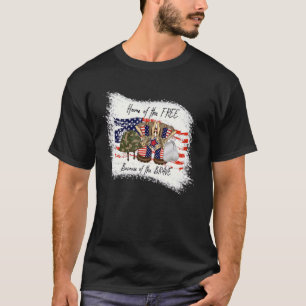 Home Of The Free Because Of The Brave  Mens 4th Of T-Shirt