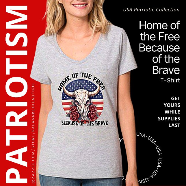 Home of the Free Because of the Brave T-Shirt (Creator Uploaded)