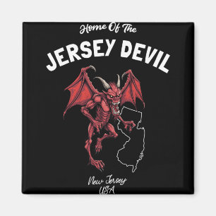 Home Of The Jersey Devil New Jersey Usa Cryptid Magnet