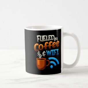 Home Office Humour Fuelled By Coffee And Wifi Remo Mug