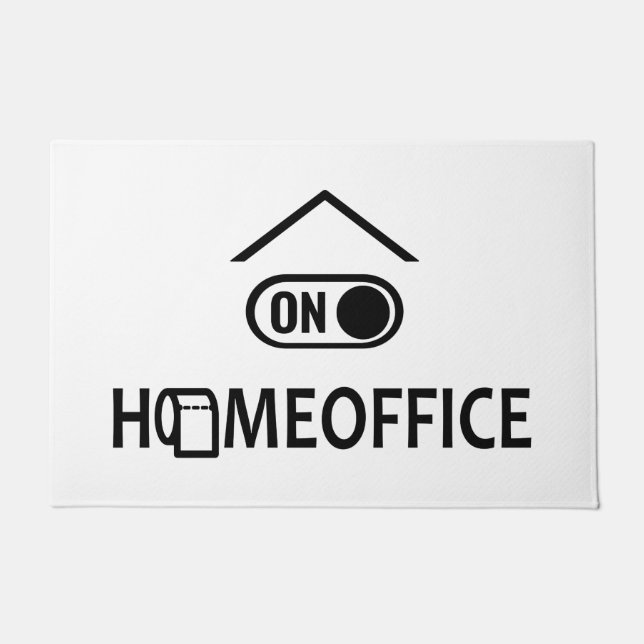 Home office on - Homeoffice on Doormat (Front)