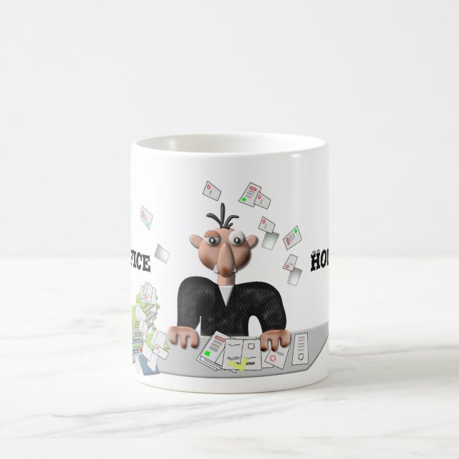 Home Office  , Personalised Coffee Mug (Center)