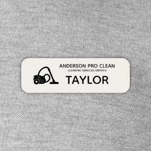Home & Office Pro Cleaning Name Tag