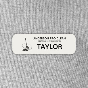 Home & Office Pro Cleaning Name Tag