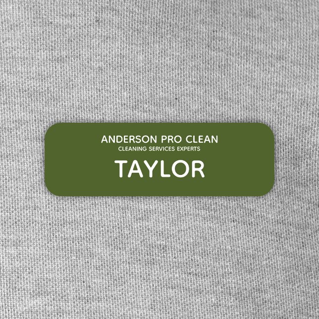 Home & Office Pro Cleaning  Name Tag (Creator Uploaded)