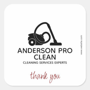 Home & Office Pro Cleaning Square Sticker