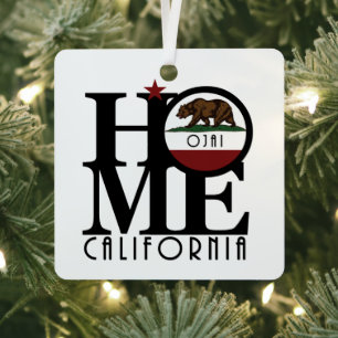 HOME Ojai California  Metal Tree Decoration