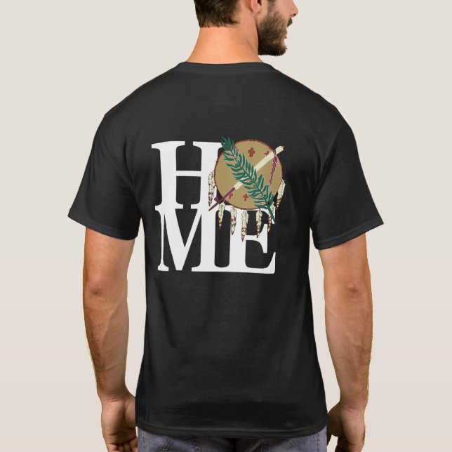 HOME Oklahoma (back print) T-Shirt (Back)