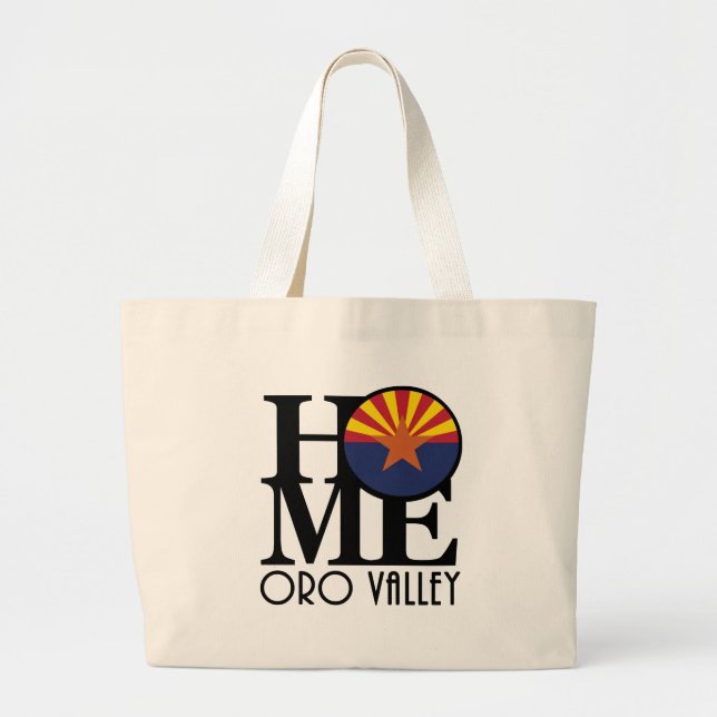 HOME Oro Valley Arizona Large Tote Bag (Front)