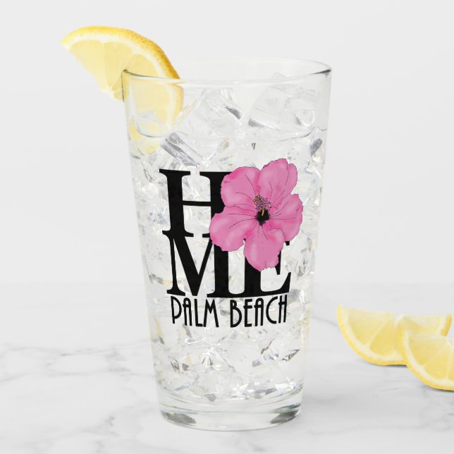 HOME Palm Beach Pink Glass (Front Ice)