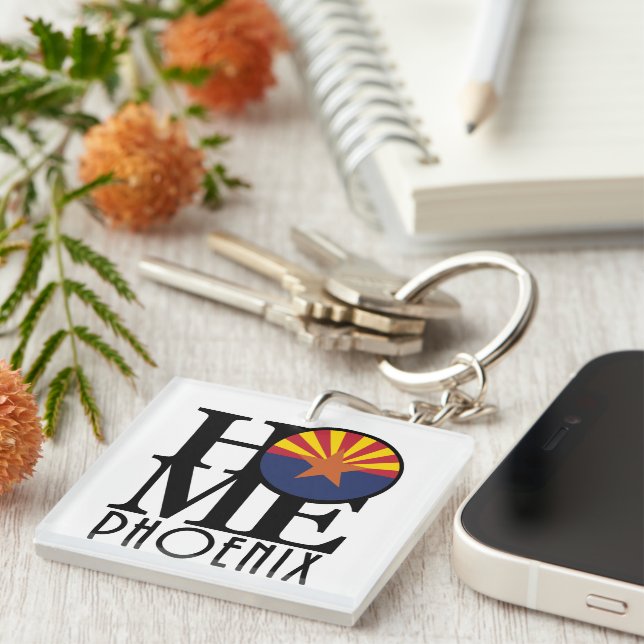 HOME Phoenix Arizona Key Ring (Front Right)