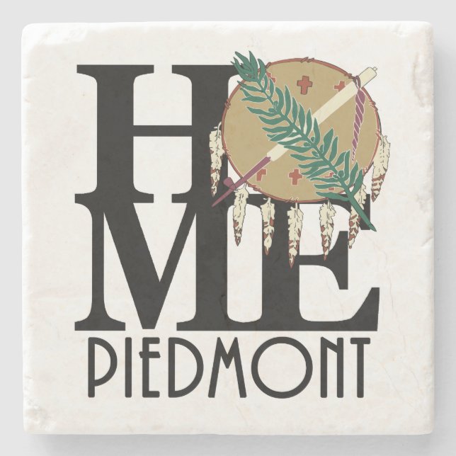 HOME Piedmont Oklahoma Stone Coaster (Front)
