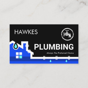 Home Pipe Frame Leaking Business Card