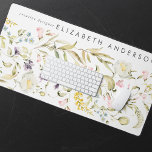 Home Premium Pampas Wildflower Large Office<br><div class="desc">Standout from the crowd - for the business owner or promoter of a brand trying to show they are on trend and modern. And or someone who has an boho or pampas event. Ultra Premium Pampas Interior Designer Eggshell Desk Mat - *For additional zazzle business stationery, advertising or merchandising items...</div>
