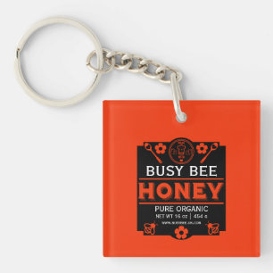 Home Produce Honey Key Ring