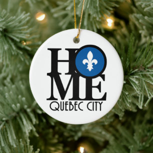 HOME Quebec City Ceramic Tree Decoration