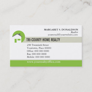 Home Realtor Business Card