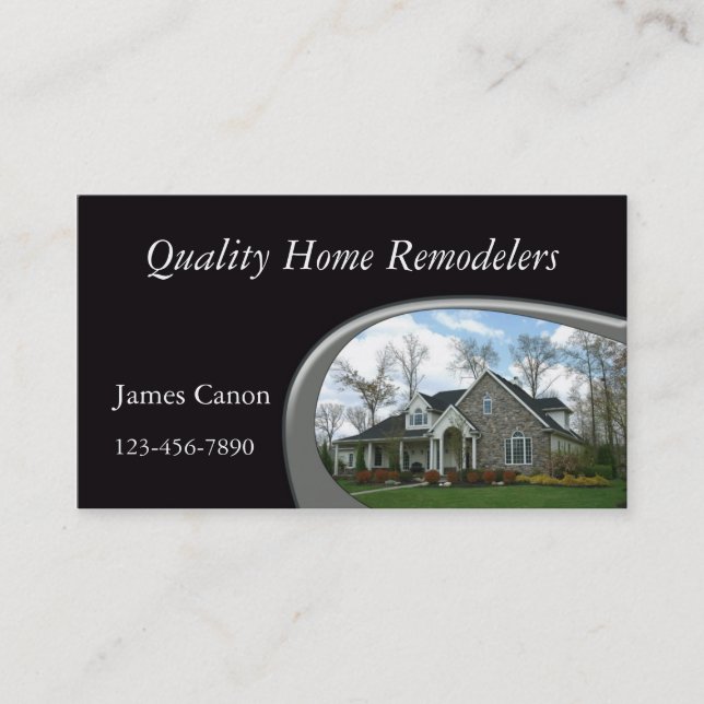 Home Remodeler Business Card (Front)