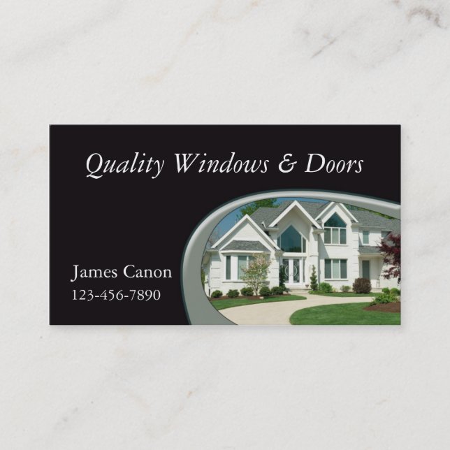 Home Remodeling Business Card (Front)