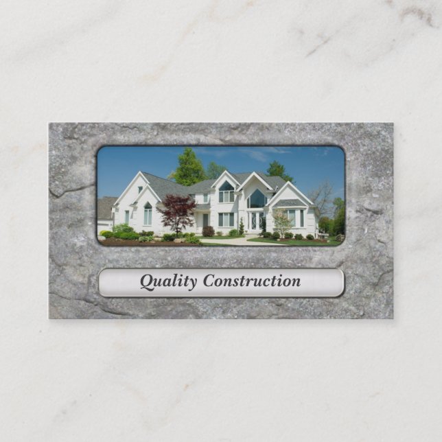 Home Remoldling / Home Construction Business Card (Front)