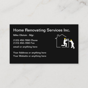 Home Renovating & Remodeling Business Card