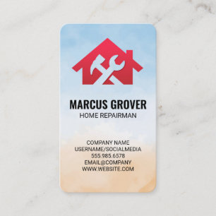 Home Repair   Hand tools Logo  Business Card