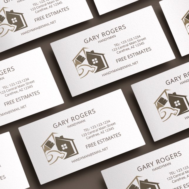 Home Repair Handyman Business Card (Creator Uploaded)