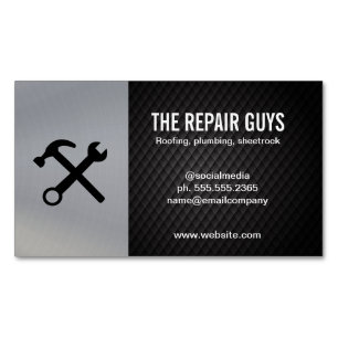 Home Repair   Handyman   Construction Magnetic Business Card