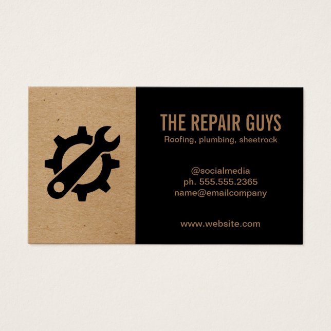 Home Repair | Handyman | Gear Wrench Logo (Front)