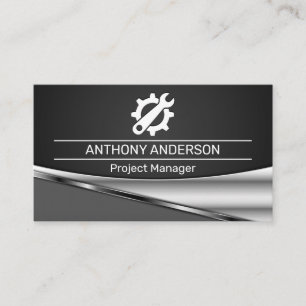Home Repair Logo Construction Tools Business Card