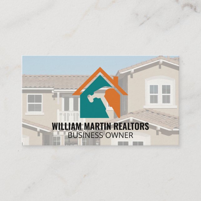 Home Repair Logo | Handy Man Business Card (Front)