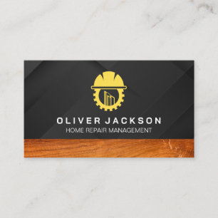 Home Repair Service Icons   Construction Builders Business Card