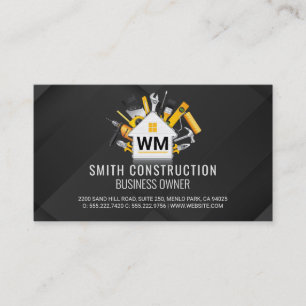 Home Repair Tools Construction Building Tools Business Card