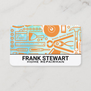 Home Repair Tools General Contractor Business Card
