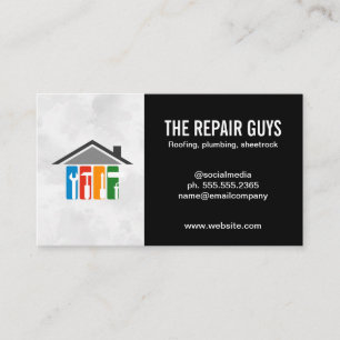 Home Repair Tools Handyman Construction Business Card