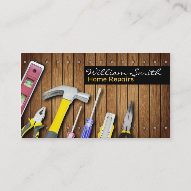 Home Repairs Business card (Front)
