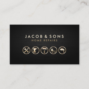 Home Repairs Handyman Business Card
