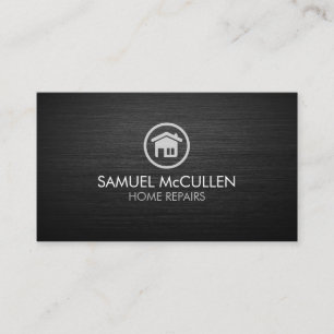 Home Repairs House Icon Business Card