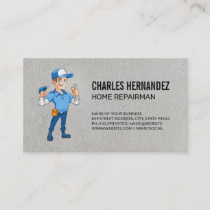 Home Repairs   Renovations   Fix It Business Card